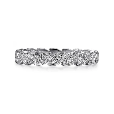 Leaves Diamond Ring