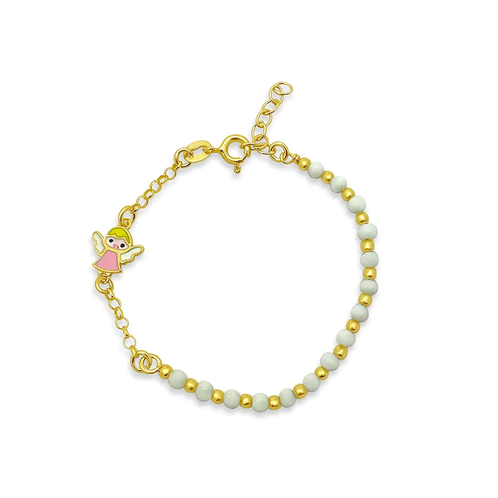 Kids Angel and Beads Bracelet