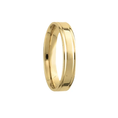 4MM gold Fancy Wedding Ring