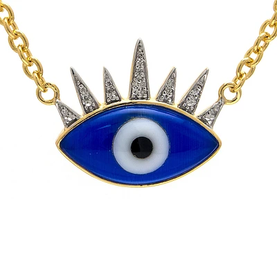 Evil Eye Lashes Necklace