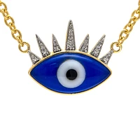 Evil Eye Lashes Necklace