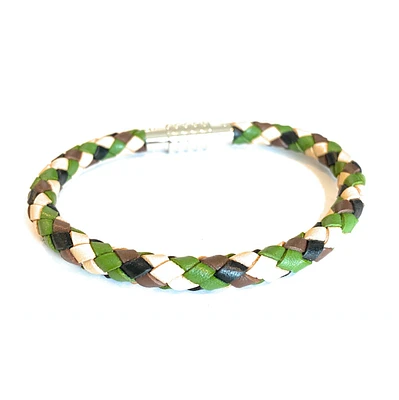 Camouflage Leather Bracelet