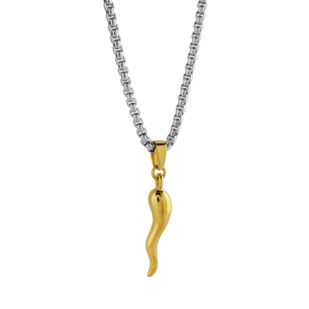 Cornetto Steel Necklace