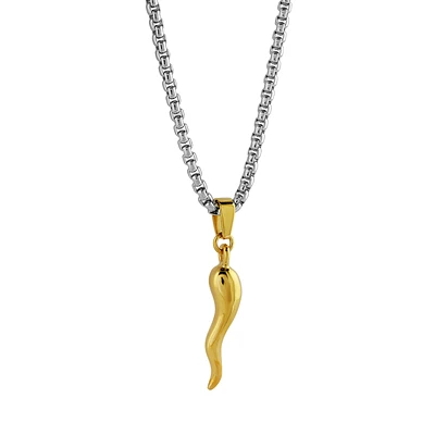 Cornetto Steel Necklace