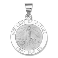 Our Lady of Fatima 18mm pendant 14KW