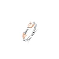 Milky White Arrow Ring
