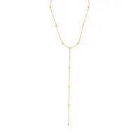 Puffed Mariner Lariat Necklace