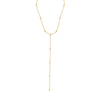 Puff Mariner Lariat Necklace