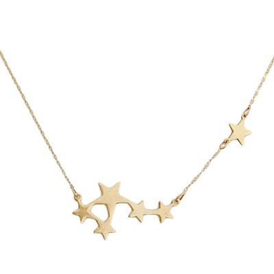 Six Star Constellation Necklace 14K