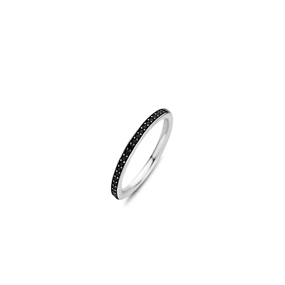Half Eternity Black Ring