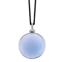 Frosted Blue Pendant