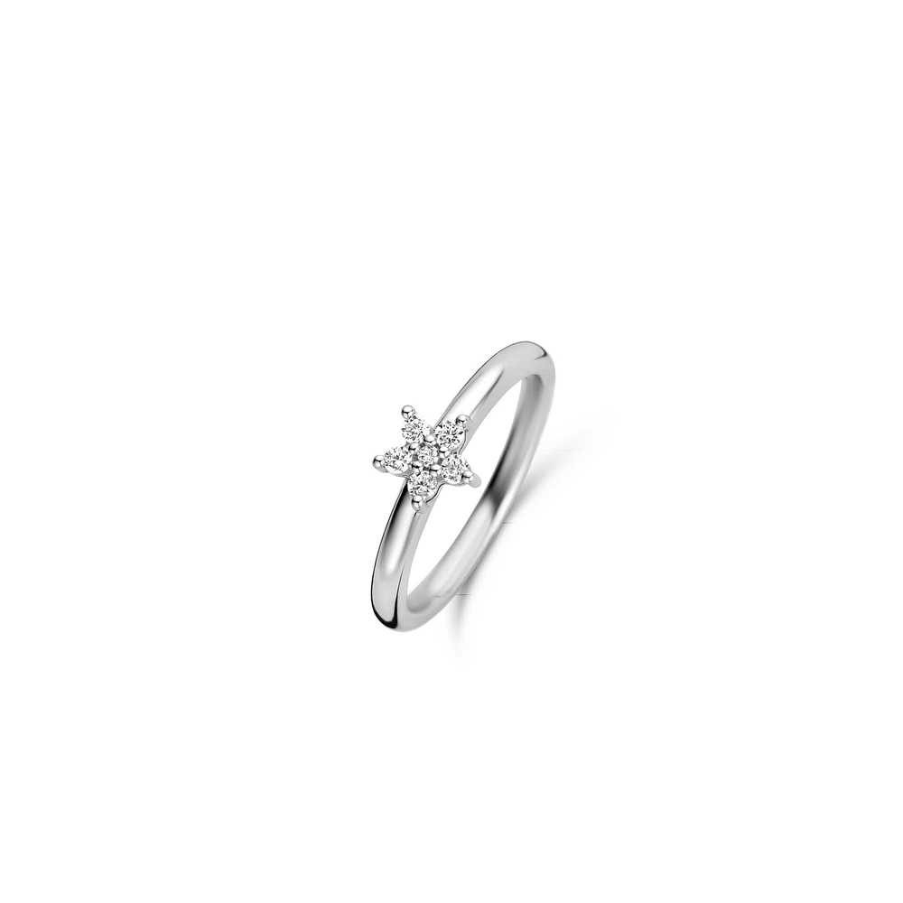 Flower Zirconia Ring