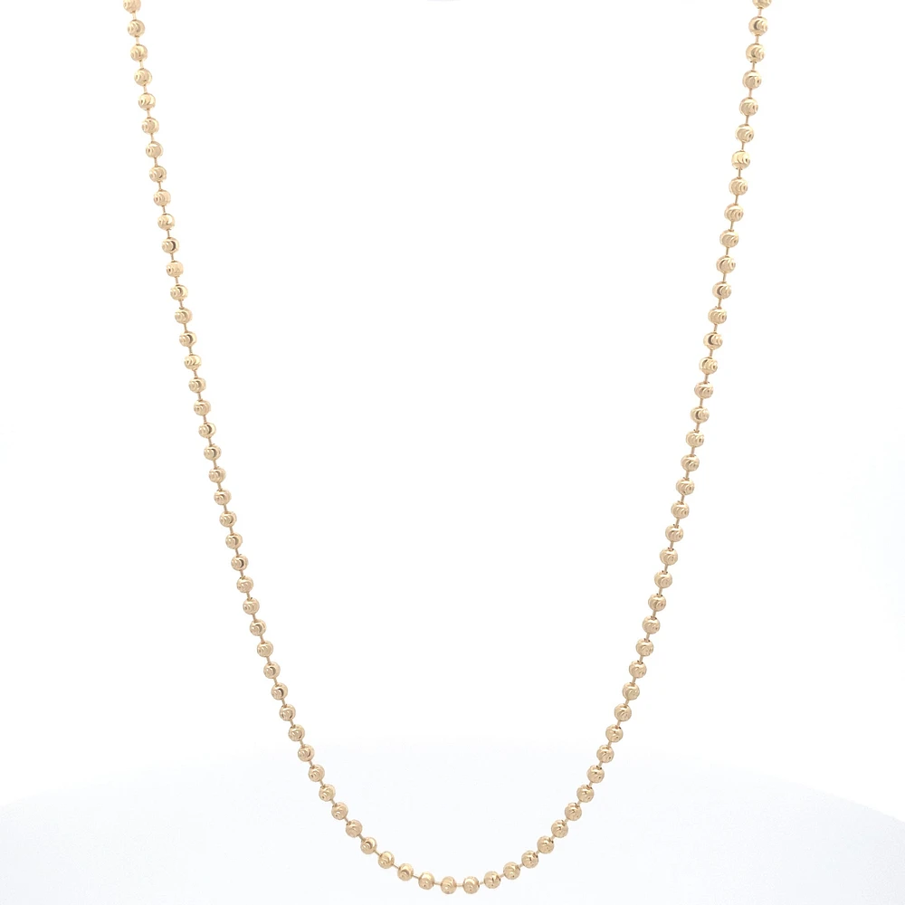 Ball Chain 2mm diamond cut