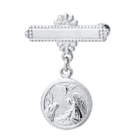 ¬†Guardian Angel Baby Pin 14K White Gold