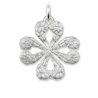 Angel Wings Clover Pendant