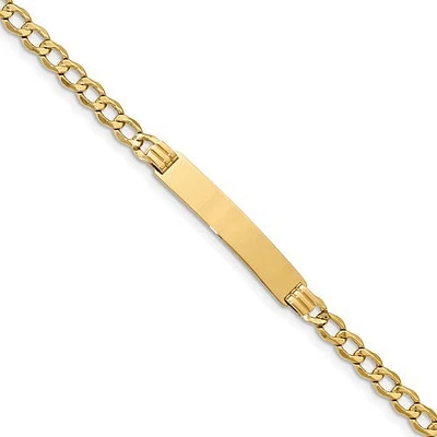 Cuban Adult Id Name Plate Bracelet