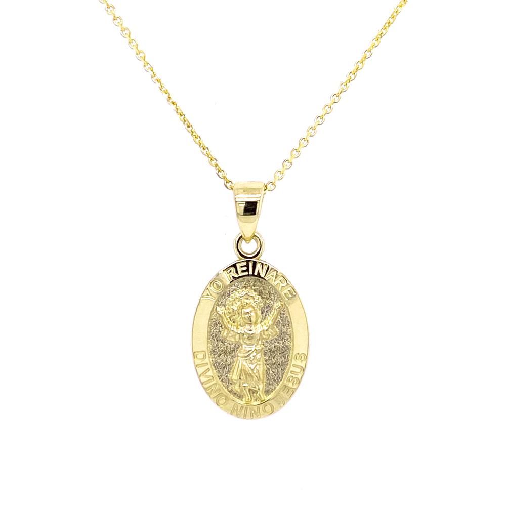 Divino Nino Jesus Oval 15MM Pendant