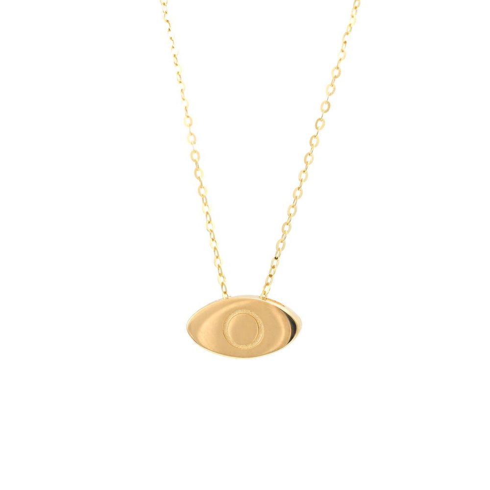 Golden Evil Eye Necklace