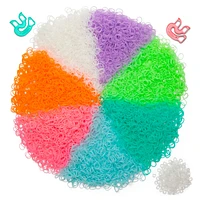 Glow-in-the-Dark Elastic Bracelet Making Kit - Rainbow Loom