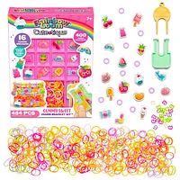 Cutetique Charm Bracelet Making Kit - Rainbow Loom - 454 Pieces