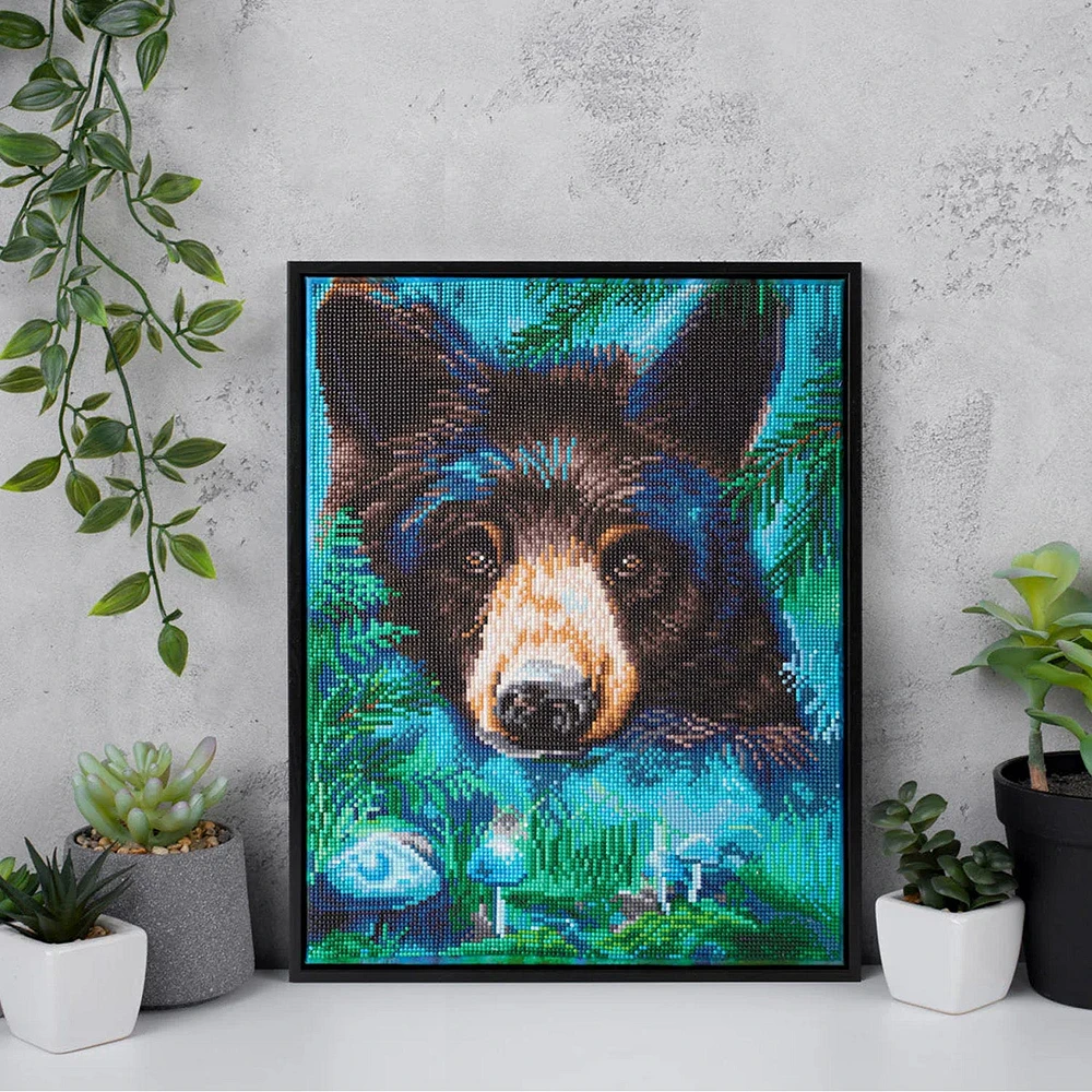 Diamond Dotz Kit - Moonlight Magic Black Bear