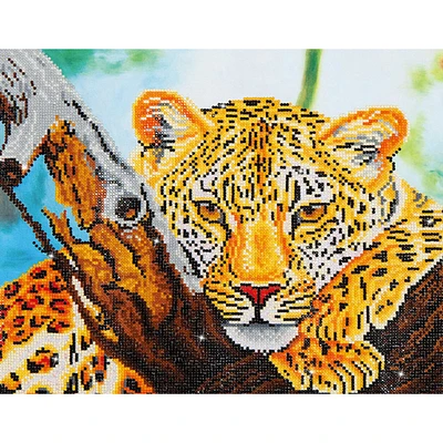 Kit créatif Diamond Dotz - regard du leopard