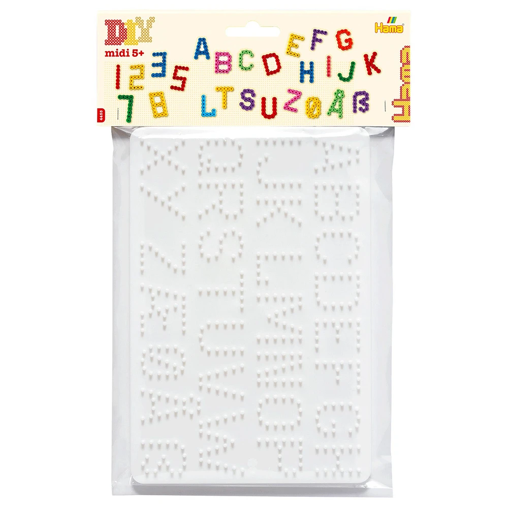 Hama Plate Set - Letters and Numbers
