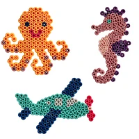 Boite de rangement Hama - 12 couleurs - 9600 perles
