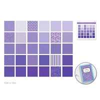 Bloc papier Forever in Time - 30 feuilles - Violet