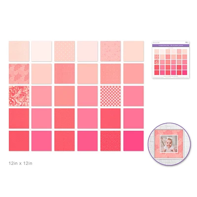 Bloc papier Forever in Time - 30 feuilles - Rose