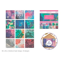 Forever in Time Paper Pad - 24 Sheets - Gold Lining