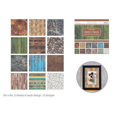 Forever in Time Paper Pad - 24 Sheets - Rustique