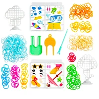Set of 2 Loomies Rainbow Loom Rubber Band Characters