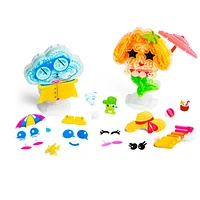 Set of 2 Loomies Rainbow Loom Rubber Band Characters