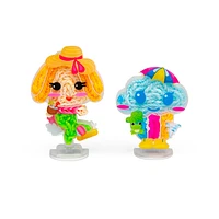 Set of 2 Loomies Rainbow Loom Rubber Band Characters