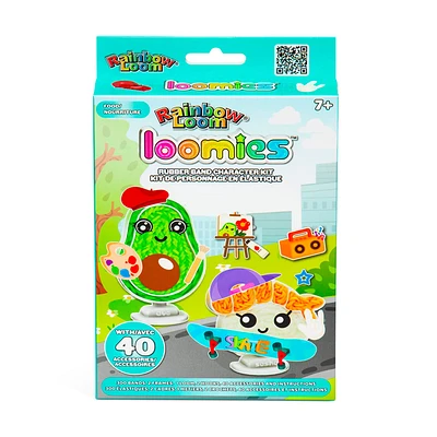 Ensemble de 2 personnage en élastiques Loomies Rainbow Loom - Nourriture