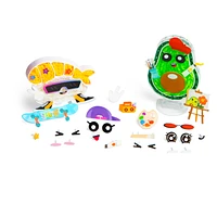 Ensemble de 2 personnage en élastiques Loomies Rainbow Loom - Nourriture