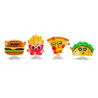 Set of 4 Rainbow Loom Loomies Rubber Band Characters - Food