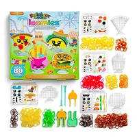 Set of 4 Rainbow Loom Loomies Rubber Band Characters - Food