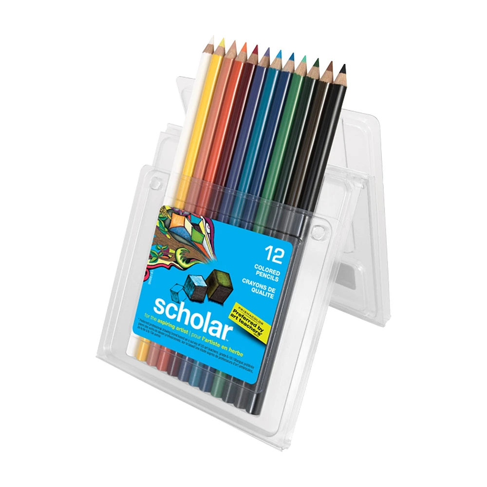 Ens. crayons de couleur Scholar