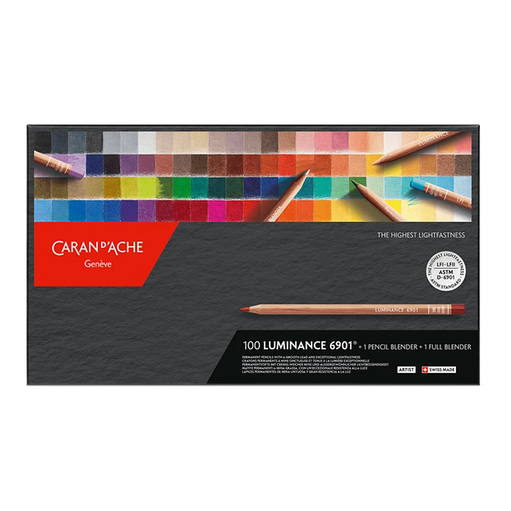 Crayons de couleur Luminance 6901 - 100 pièces