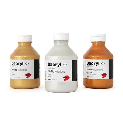 Dacryl Metallic Acrylic : Low Viscosity, 500 ml