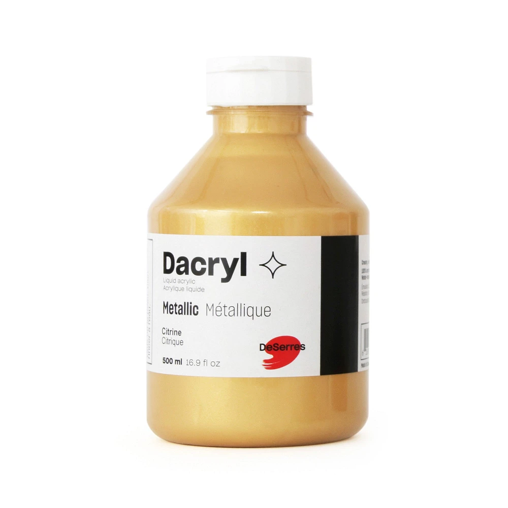 Dacryl Metallic Acrylic : Low Viscosity, 500 ml