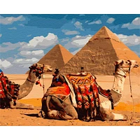 Paint by Numbers Kit - "Egyptian Symbols"