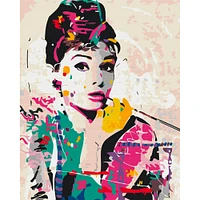 Paint by Numbers Kit - "Audrey Hepburn"