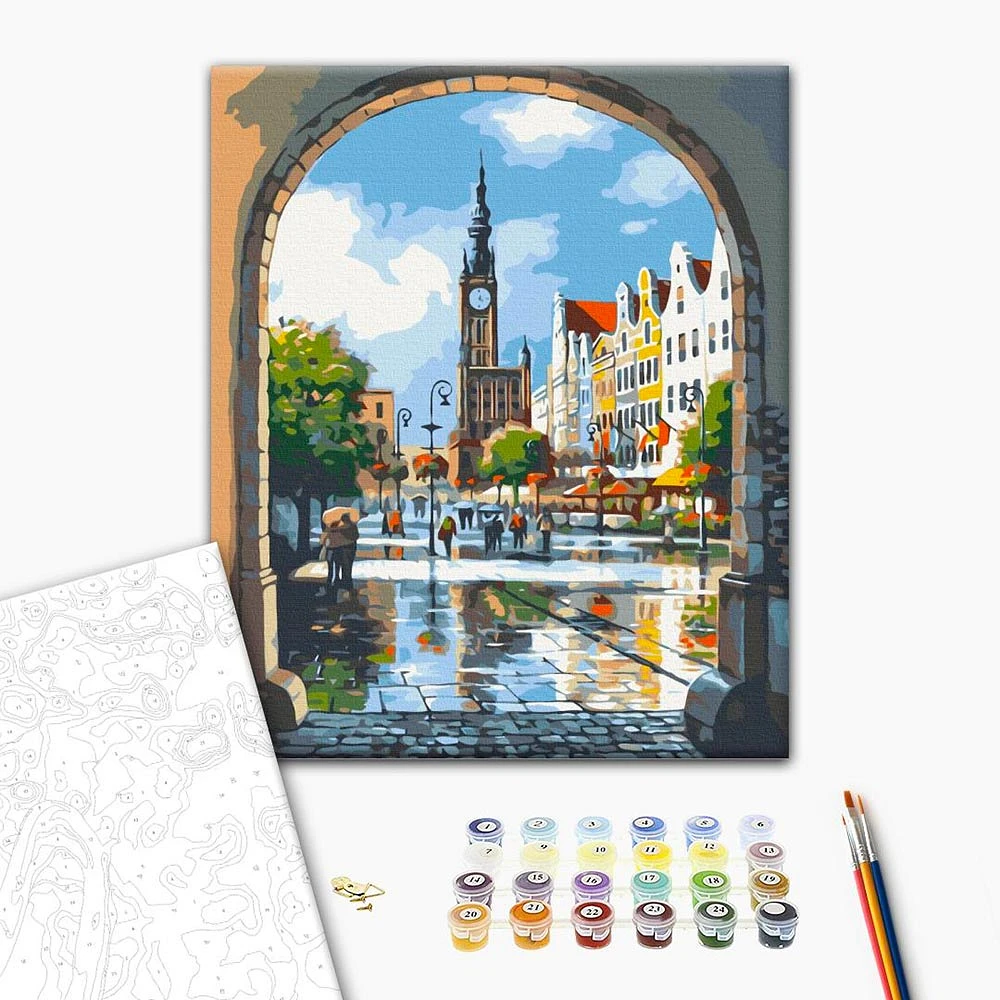 Paint by Numbers Kit - "City Arch"