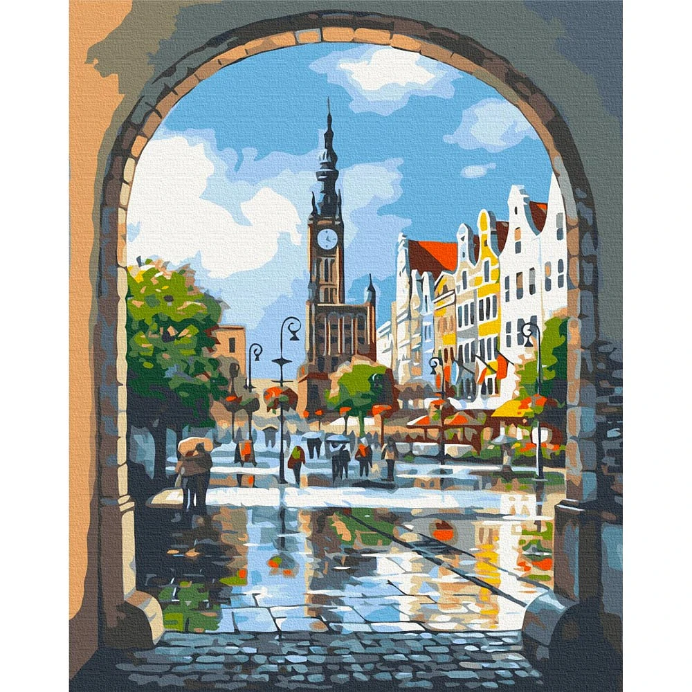 Paint by Numbers Kit - "City Arch"