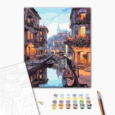 Ensemble peinture à numéros - « Venise »