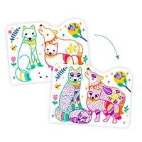 Colour Reveal Pictures - Forest Families