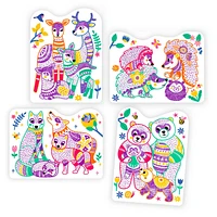 Colour Reveal Pictures - Forest Families